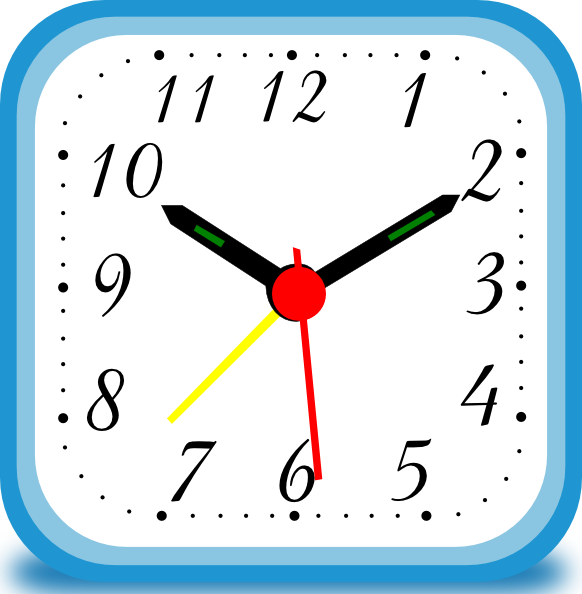 582x594 Clock Alarm Clip Art