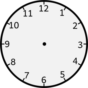 300x300 Clock Without Arms Clip Art