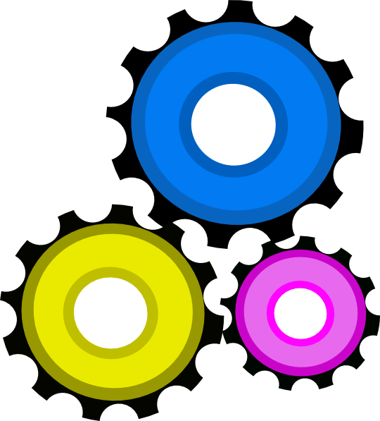 540x597 Gear Clock Gears Clip Art