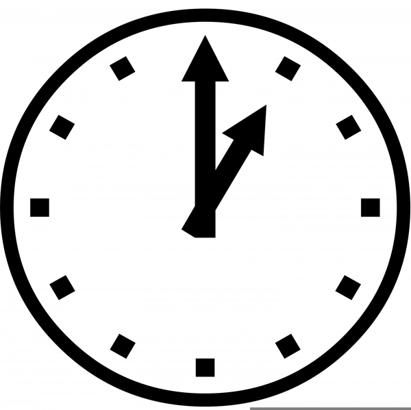 600x599 Ticking Clock Animation Clipart Free Images