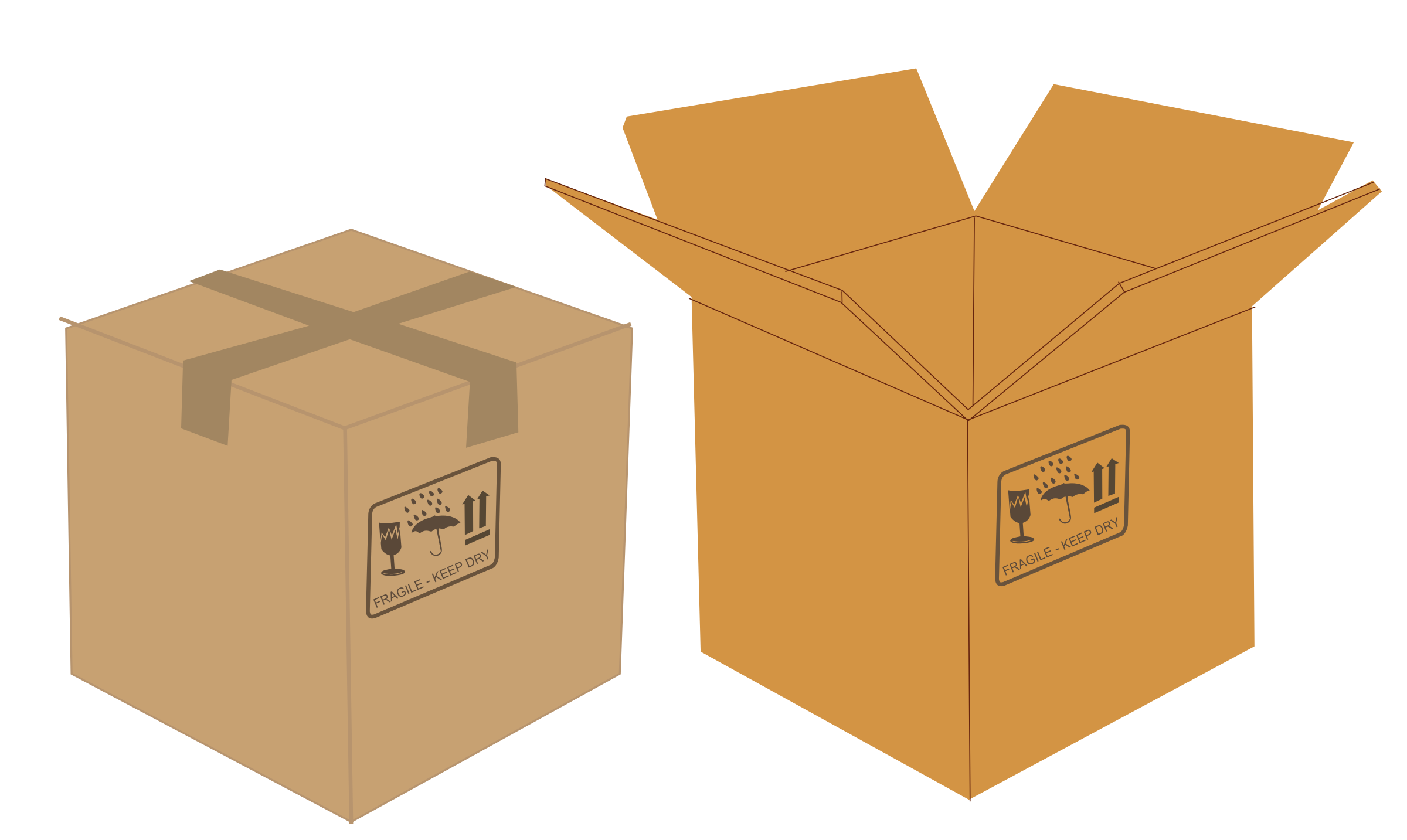2400x1433 Box Clipart Closed Box