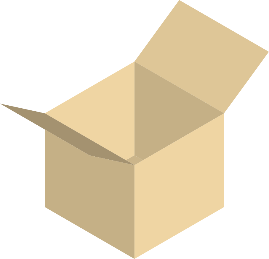 900x868 Cardboard Closed Box Clip Art