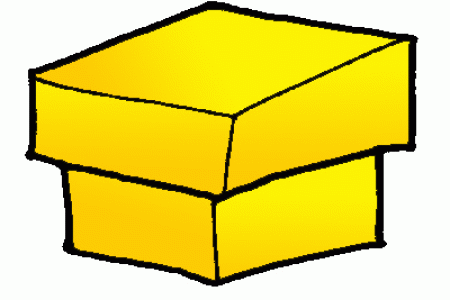 450x300 Closed Box Clip Art