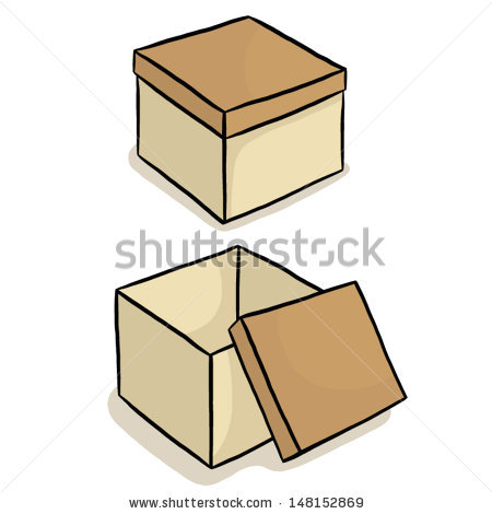 450x470 Parcel Clipart Closed Box