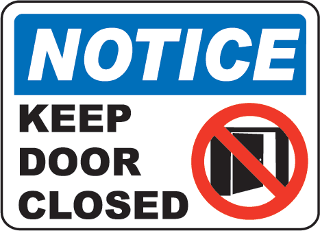 467x337 Image Of Closed Door Clipart
