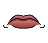 168x152 Lips Clipart Frown