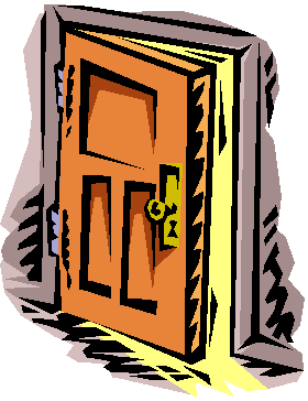 280x364 Door Clipart Closet Door