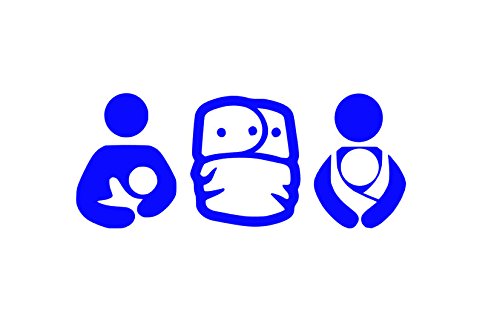 500x335 Crunchy Mama Decal, Baby Wearing Decal, Cloth Diaper