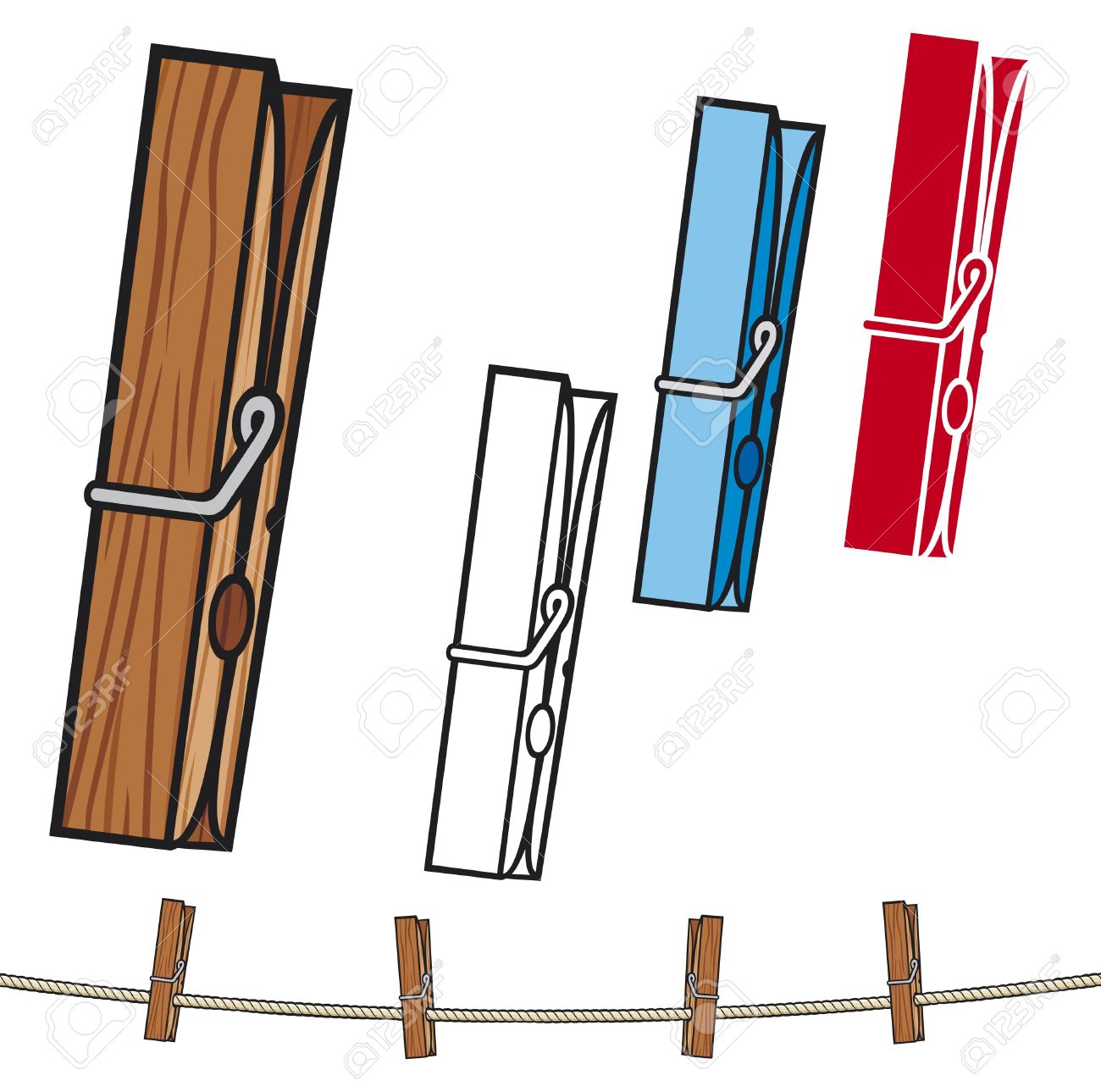 1300x1289 Clothes Peg Clipart