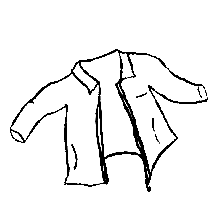 750x750 Jacket Clipart Black And White Clipart Panda