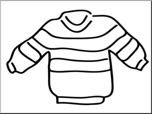 304x229 Clip Art Basic Words Sweater Bampw Unlabeled I Abcteach