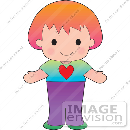 450x450 Clip Art Graphic Of A Poppy Character Wearing Colorful Clothes