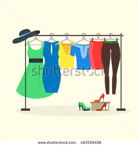 450x470 Coat Clipart Clothing Rack