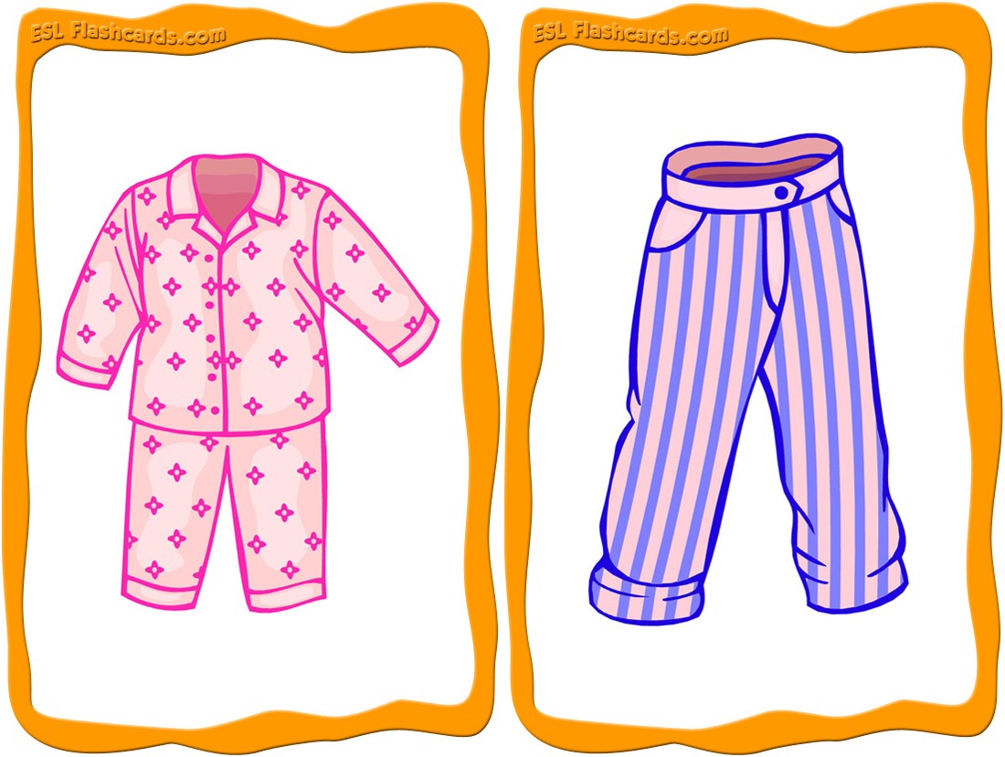 1100x828 Clothes Flashcards