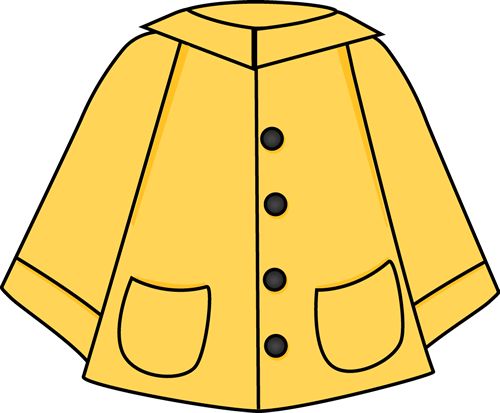 500x413 Rainy Clothes For Kids Clipart