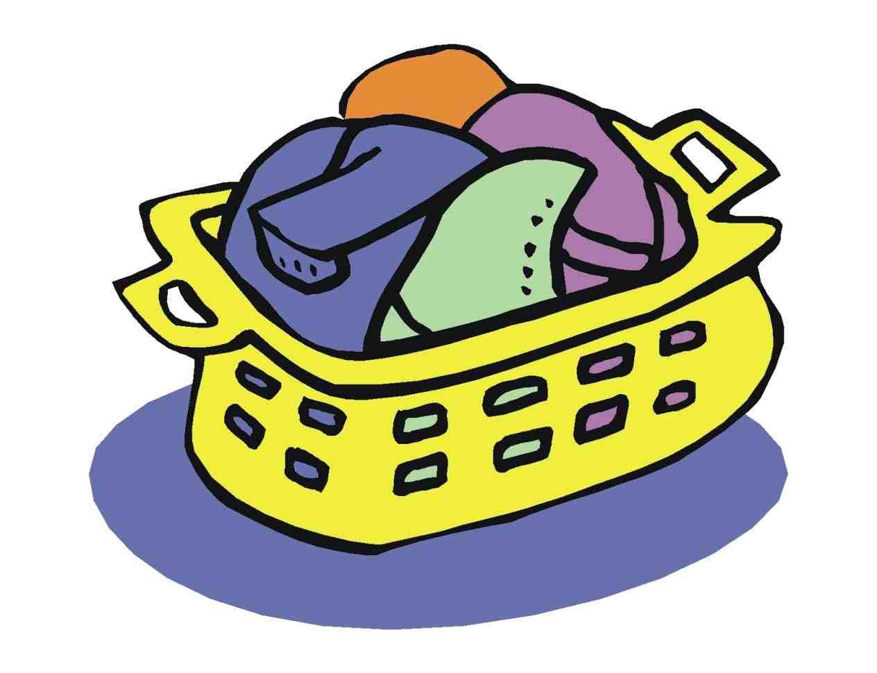 1264x970 Put Clothes In Hamper Clipart