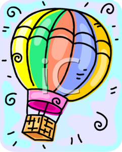 241x300 Hot Air Balloon And Basket Clipart Picture