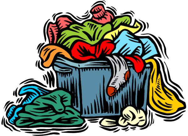 600x433 Towel Clipart Laundry Hamper