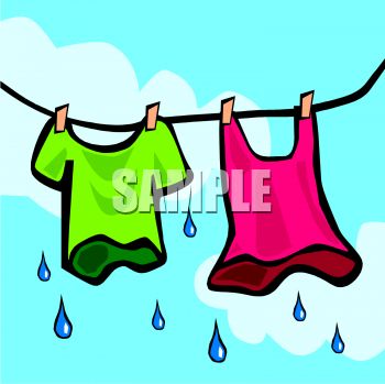 350x349 Drying On A Clothes Line Clip Art Cliparts