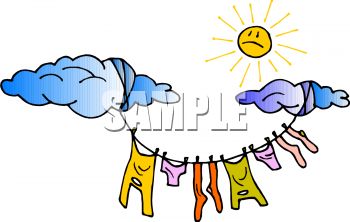 350x222 Laundry Drying On A Clothesline