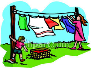 300x226 Putting Clothes On A Clothesline