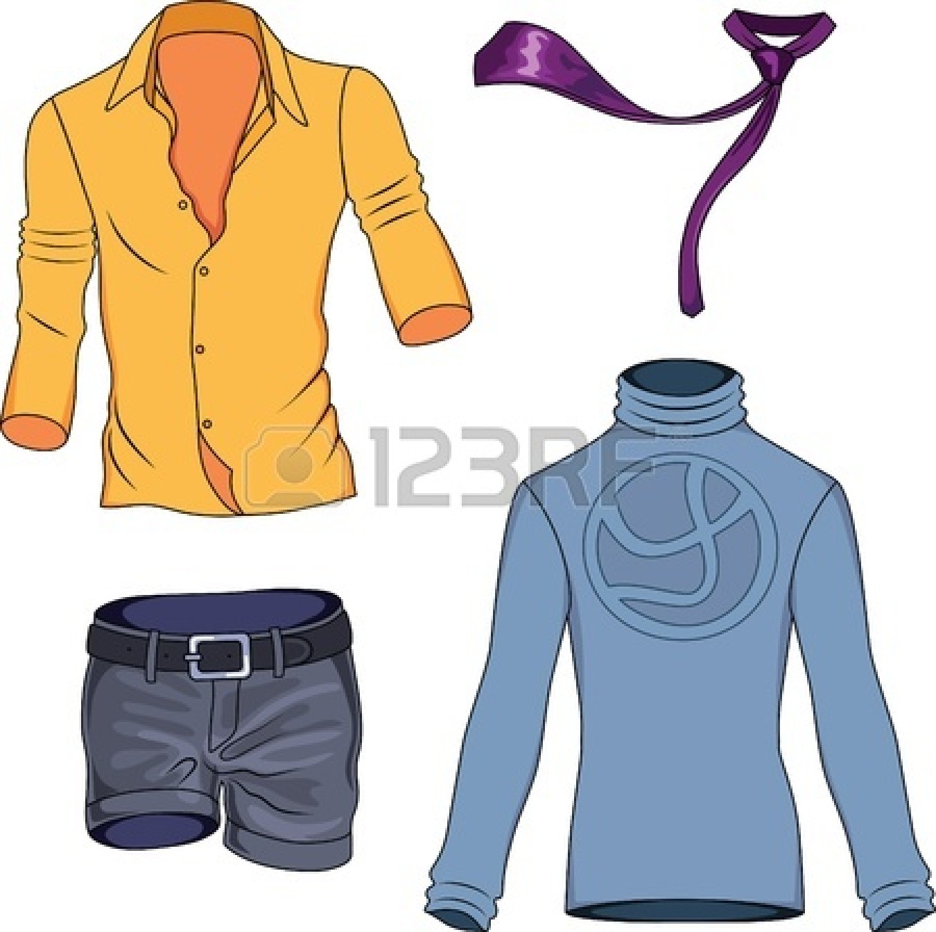 1350x1344 Men's Clothing Clip Art Cliparts
