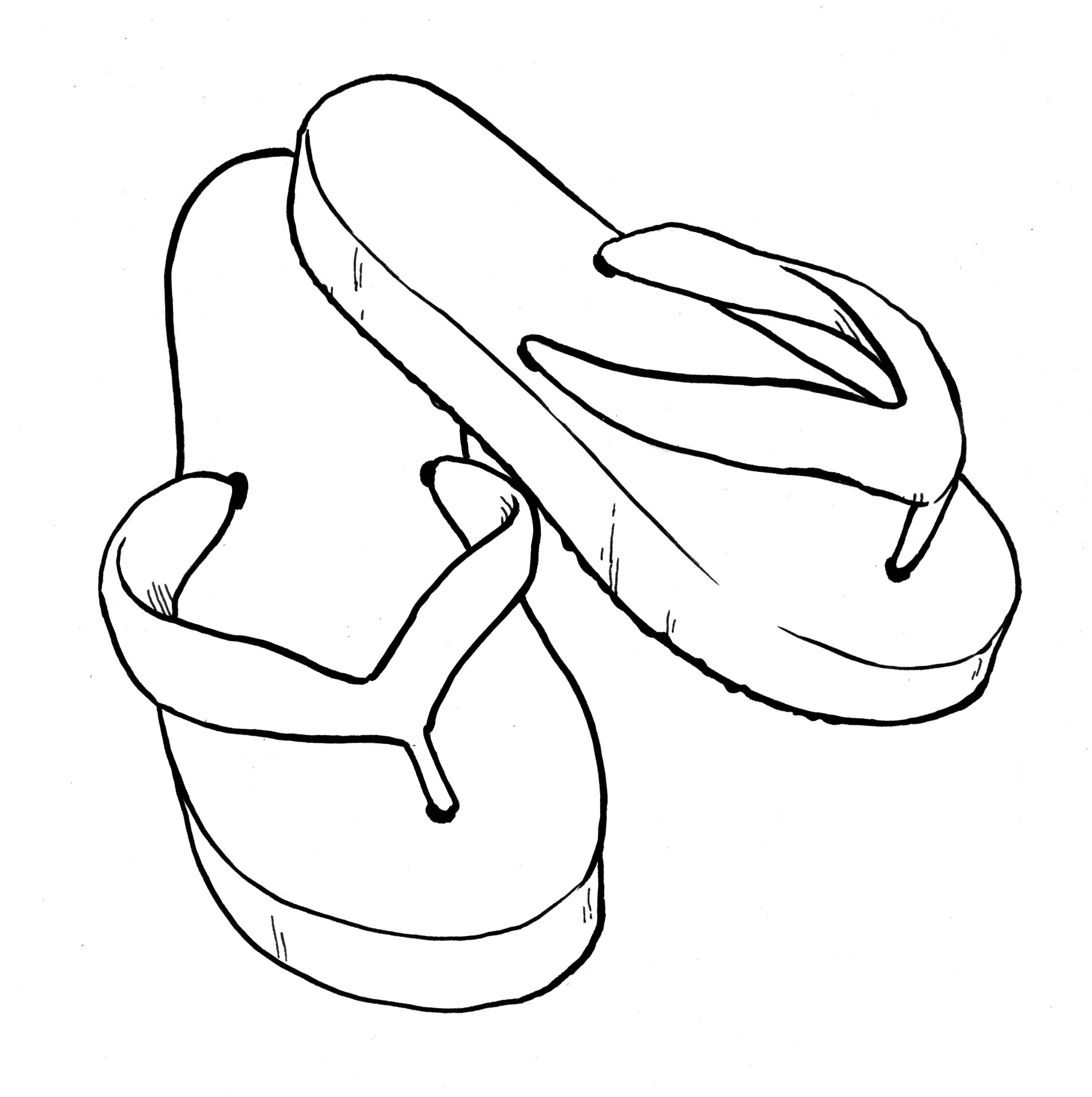 1905x1913 Flip Flops Clip Art Clothes Clipart Flip Clipartcow