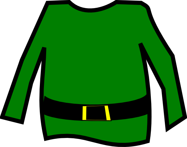 600x472 Elf Clipart Clothes