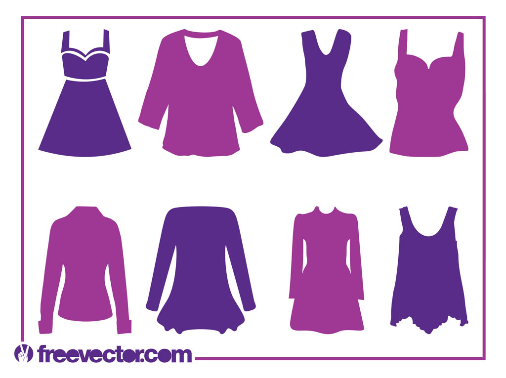 1024x765 Women's Clothing Clip Art