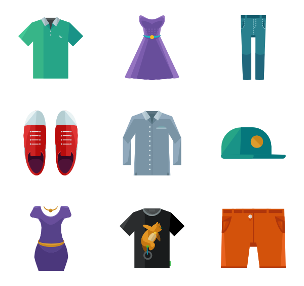 600x564 Clothes Icons