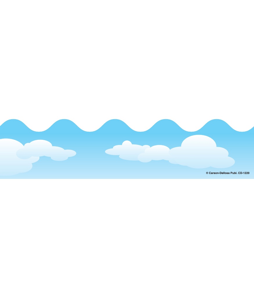 875x1000 Clouds Scalloped Borders Grade Pk 8 Carson Dellosa Publishing