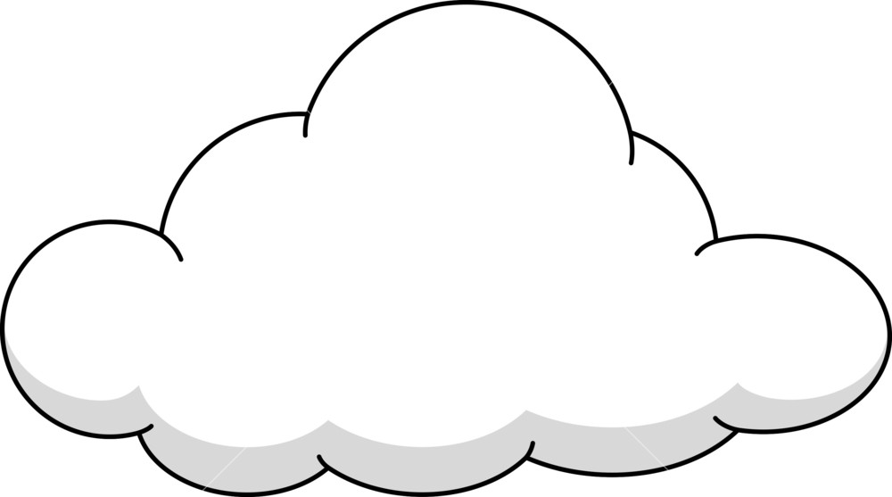 1000x557 Clouds Clipart Fluffy Cloud