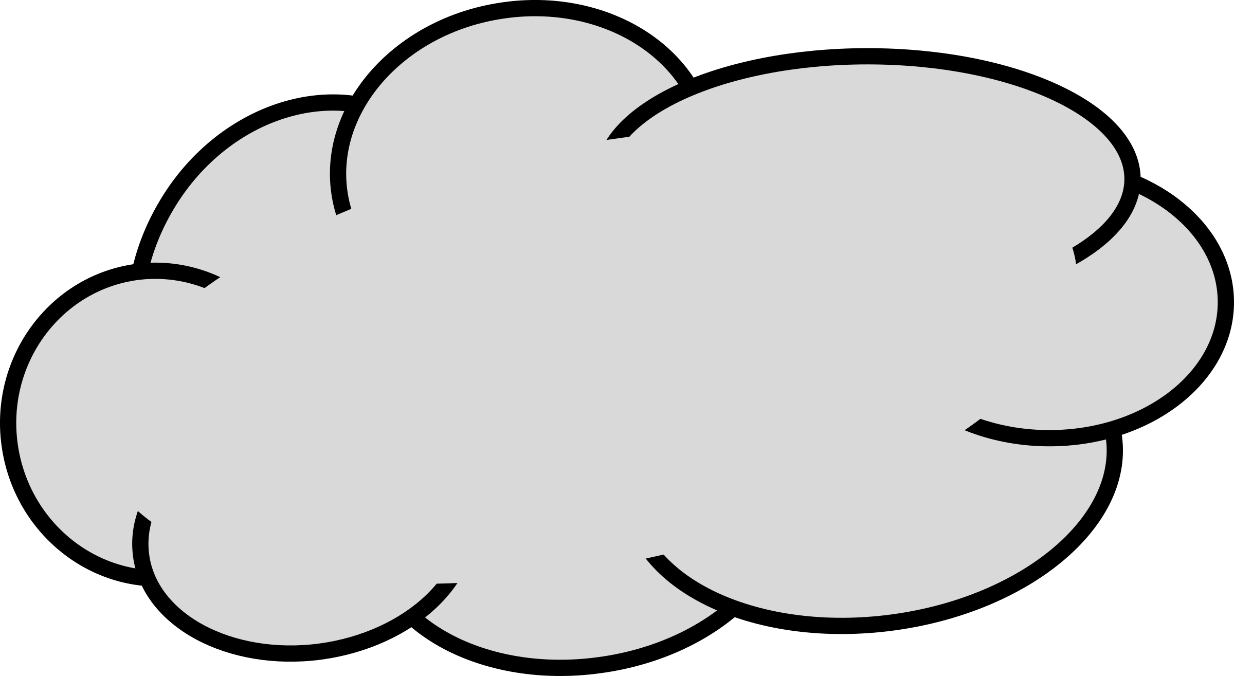 2400x1315 Lightening Clipart Grey Cloud