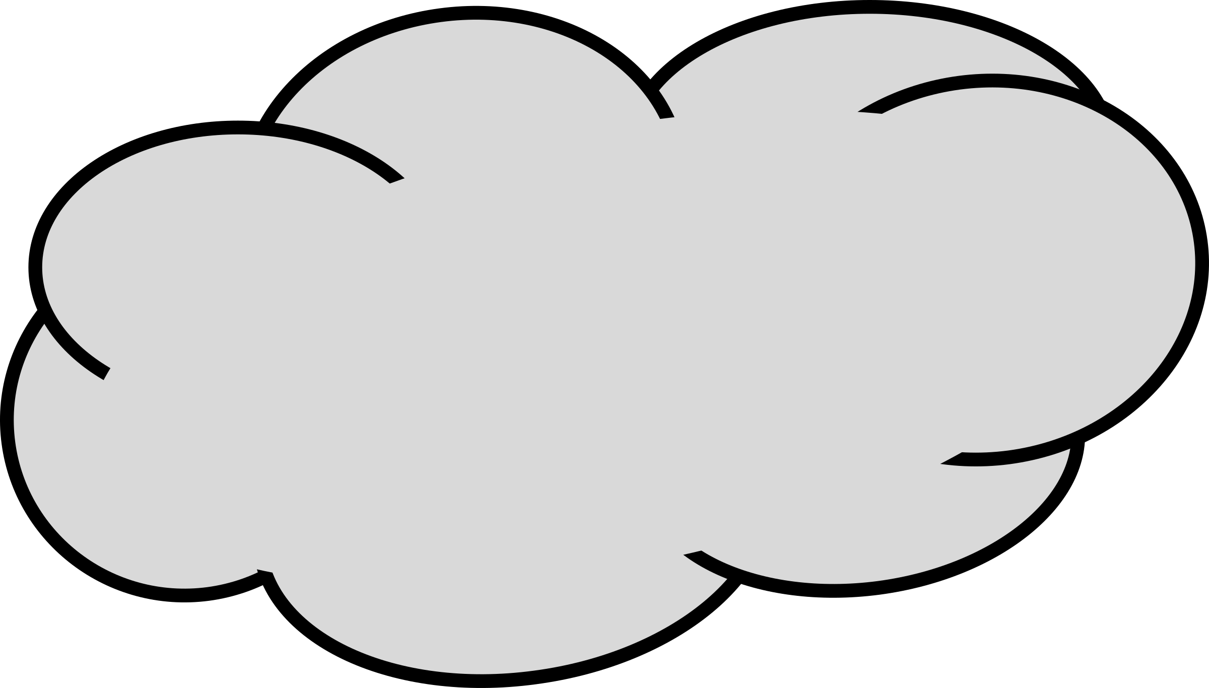 2400x1366 Clouds Clipart Gray Cloud