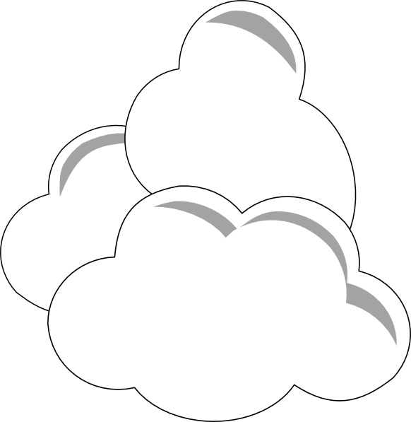 582x597 Weather Clouds Clip Art Free Vector In Open Office Drawing Svg