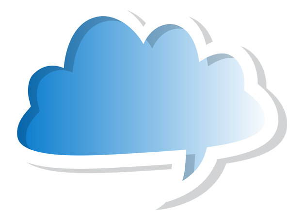 600x438 Cloud Bubble Speech Blue Png Clip Art Imageu200b Gallery