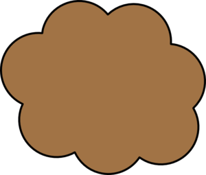 300x255 Brown Cloud Png, Svg Clip Art For Web