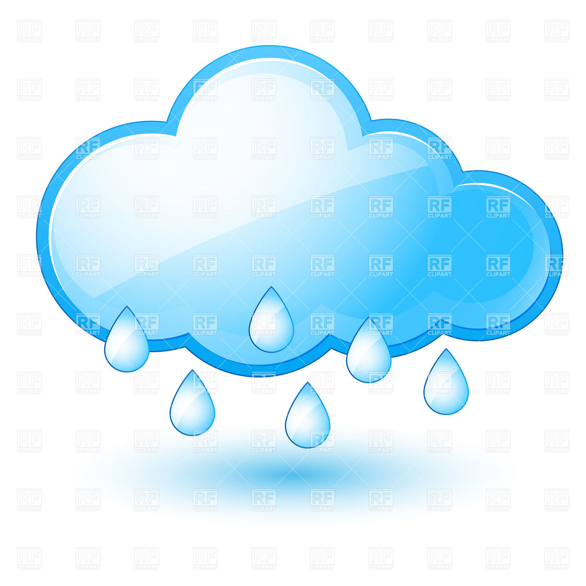 1200x1200 Rain Cloud Clipart