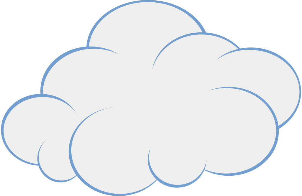 1024x665 Blue Cloud Clipart