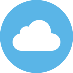 256x256 Cloud Icon Flat