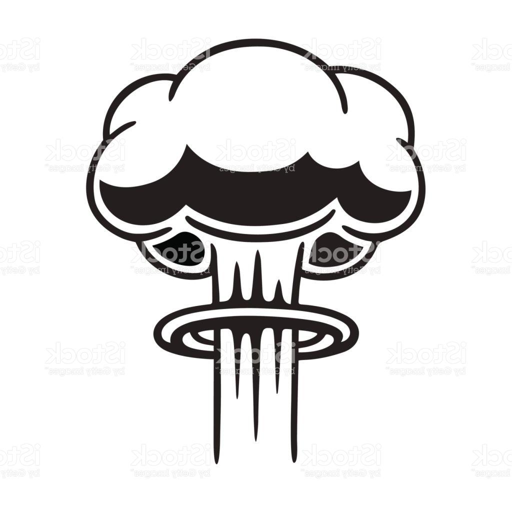 1024x1024 Top Nuclear Mushroom Cloud Vector Design