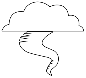 299x273 Cloud Clipart Tornado