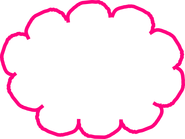 600x453 Cloud Bubble Clip Art