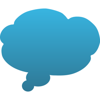 350x350 Thought Bubble Decal