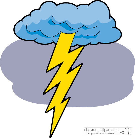537x550 Lightning Clouds Clipart