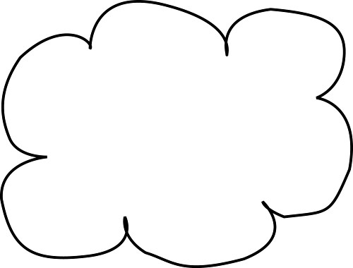 Clouds Clipart Black And White