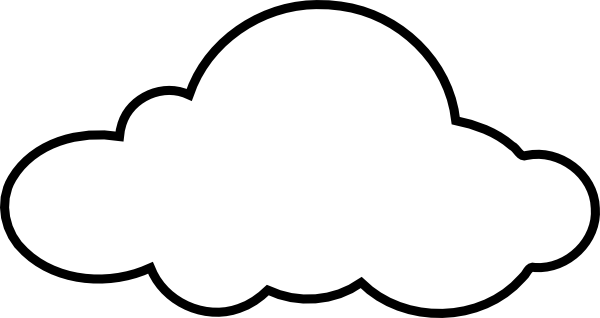 600x318 Free White Cloud Clipart Image