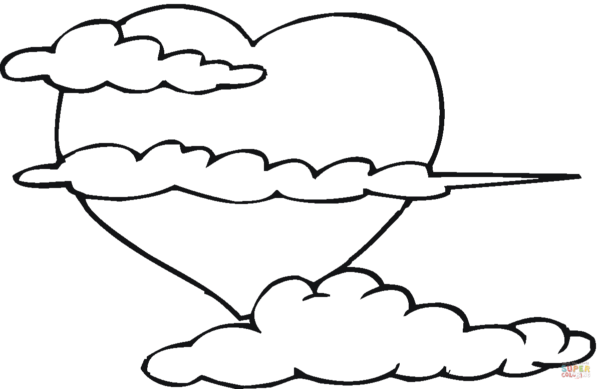 1200x778 Heart Cloud Clipart