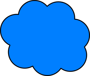 300x255 Blue Cloud Png, Svg Clip Art For Web