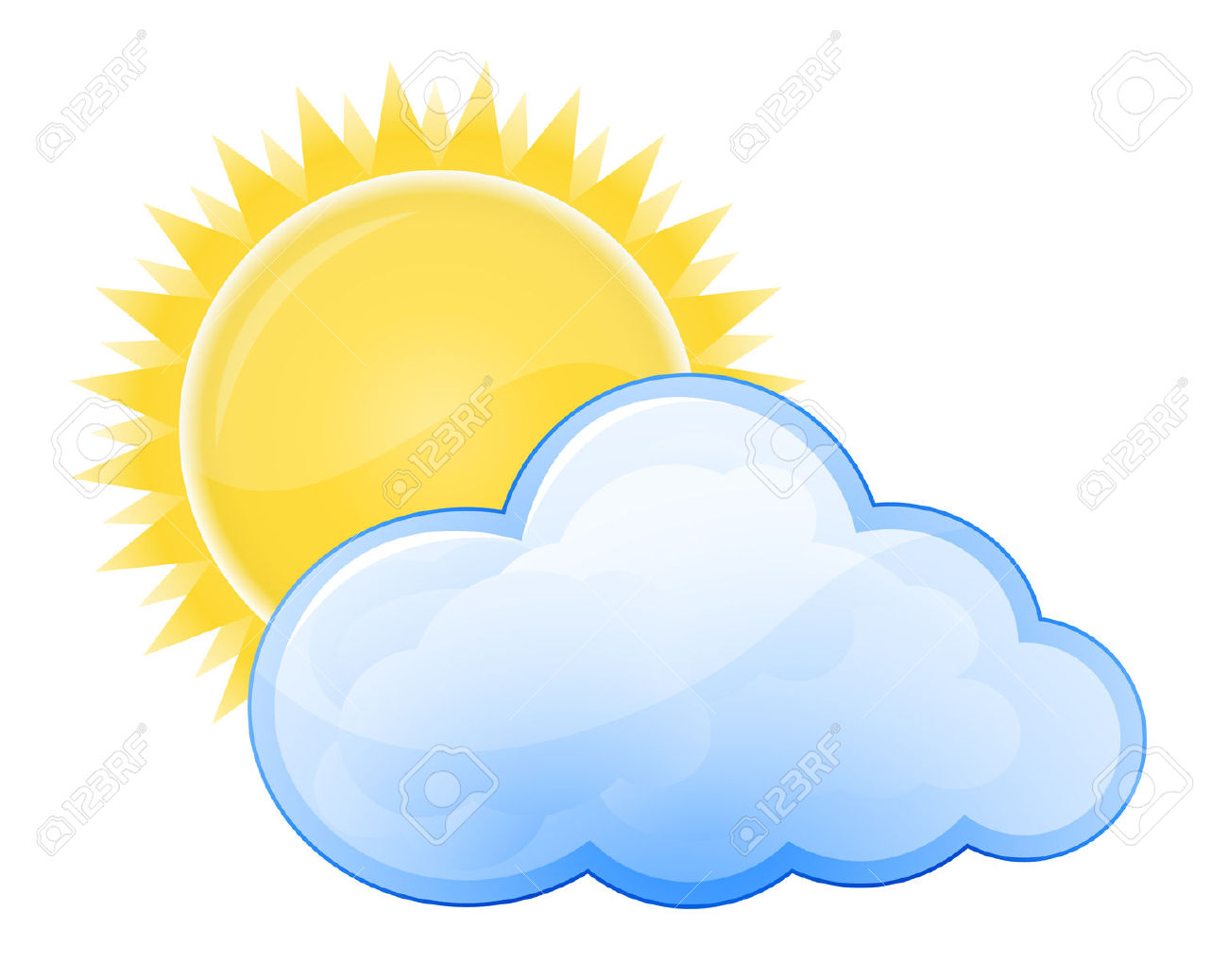 1300x1037 Cloudy Weather Icon